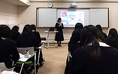 関西本部:帝塚山学院高等学校「創究講座」 年間研究発表会を開催