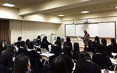 関西本部:帝塚山学院高等学校「創究講座」 年間研究発表会を開催